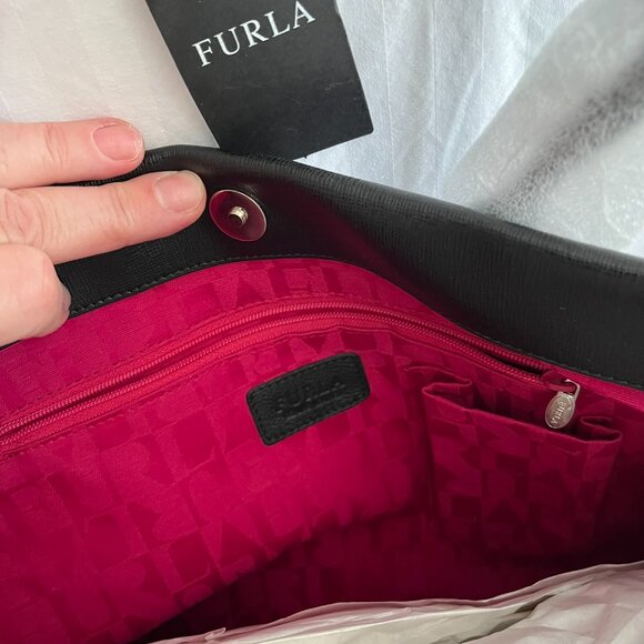 Authentic Furla Leather tote - Picture 7 of 14